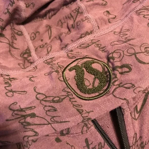 Rare LULULEMON Remix Manifesto Scuba Hoodie Sz 10 - Picture 3 of 9